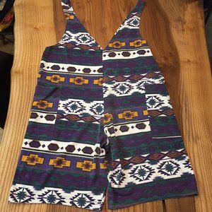 Vintage romper with big pockets